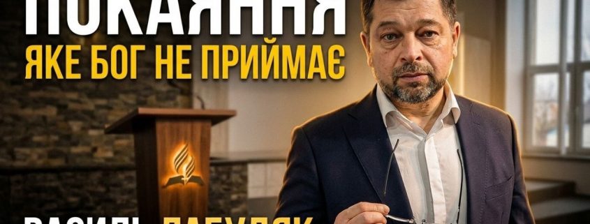 Покаяння яке Бог не приймає | Василь Лабудяк