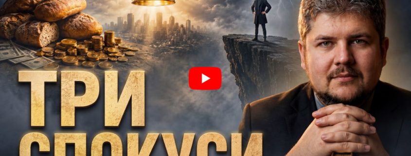 ТРИ СПОКУСИ, ЯКІ РУЙНУЮТЬ КОЖНОГО. Як диявол спокушає сьогодні
